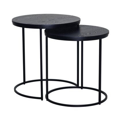 Duett sidebord sett Ø49