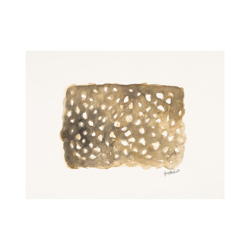 Maren Baxter FOAM Kunsttrykk 40x30 cm i Beige/natur