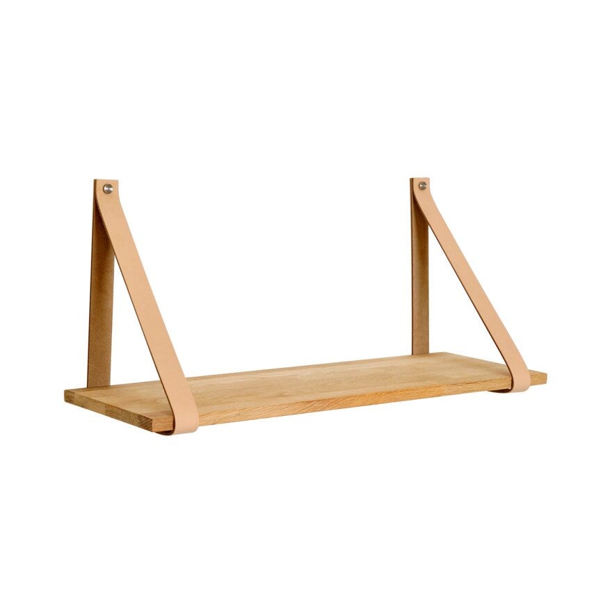 FRIKK Vegghylle 60x20 cm i Beige/natur