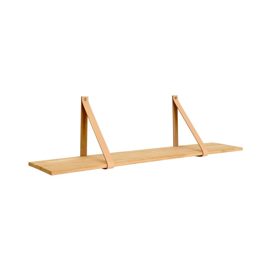FRIKK Vegghylle 100x20 cm i Beige/natur
