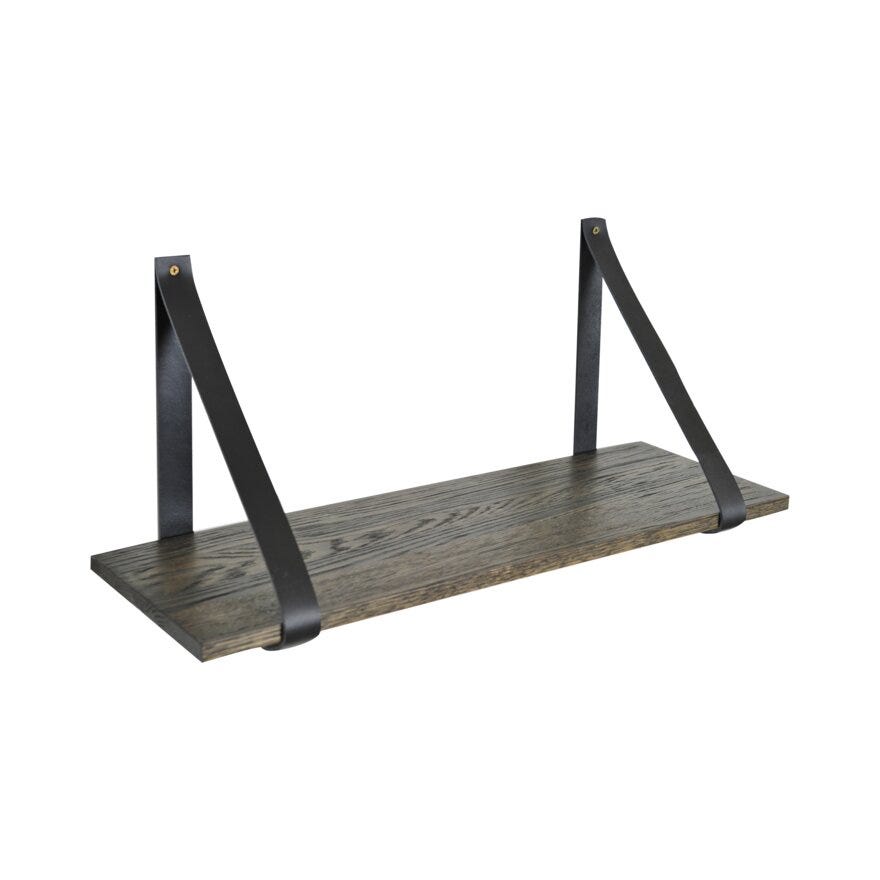FRIKK Vegghylle 60x20 cm i Brun