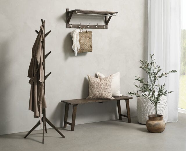 FRIKK Benk B120 cm i Brun
