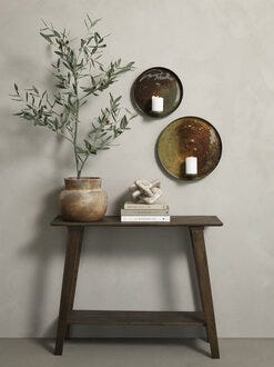 FRIKK Konsollbord 100x35 cm i Brun