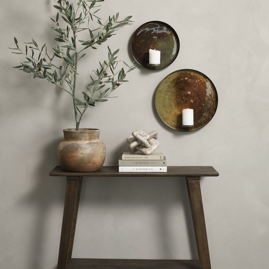SEVILLA Krukke Ø30 cm i Beige/natur
