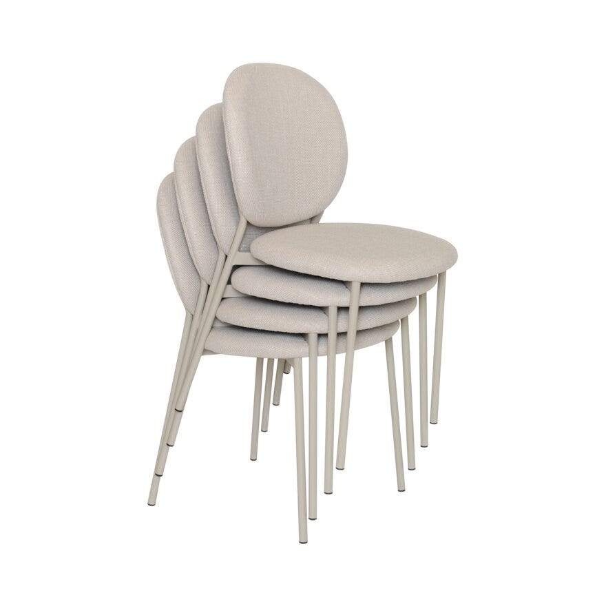 FROGNER Spisestol i Beige/natur