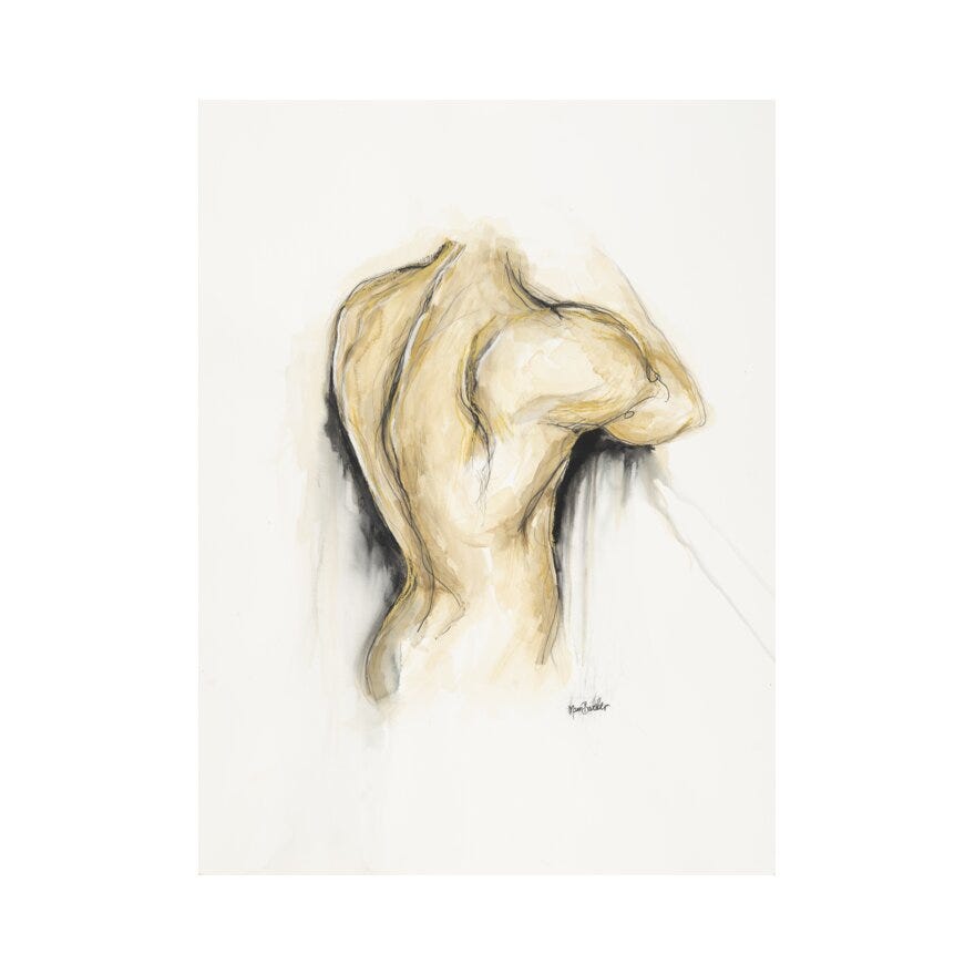 Maren Baxter HERCULES Kunsttrykk 50x70 cm i Beige/natur designet av Maren Baxter