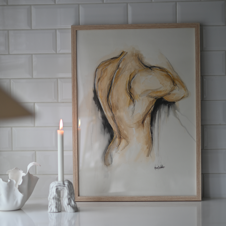 Bohus Exclusive by Maren Baxter HERCULES Kunsttrykk 50x70 cm i Beige/natur designet av Maren Baxter