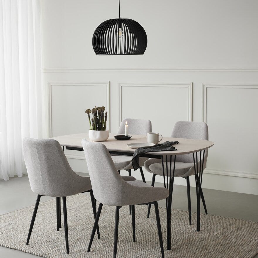 TRYM Spisestol i Beige/natur
