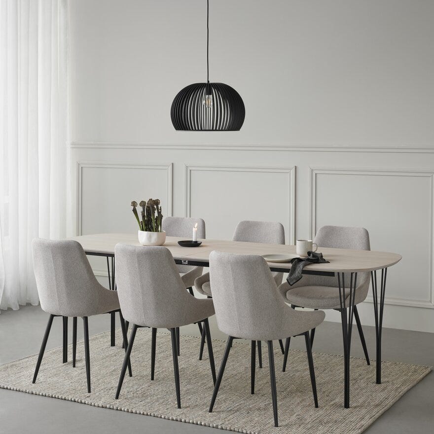JAR Kjøkkenbord 80x140 cm i Hvit