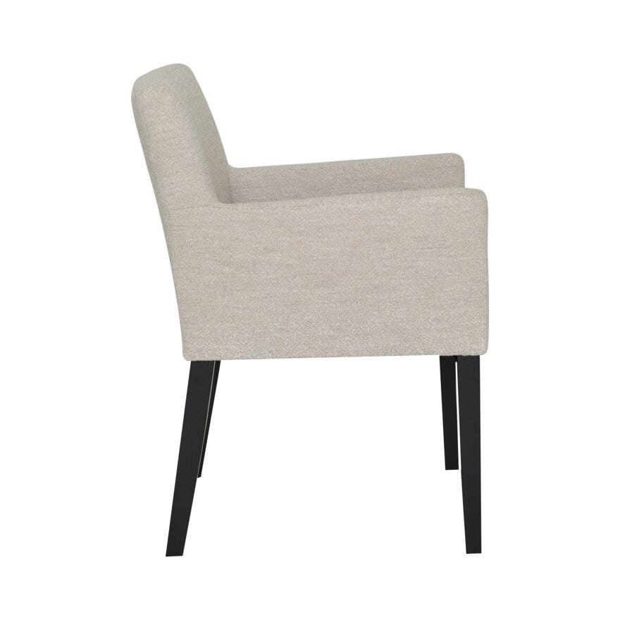 JOEL Spisestol med armlene i Beige/natur