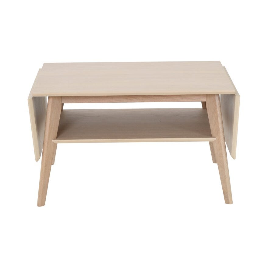 LADE Sofabord 60x80 cm i Beige/natur
