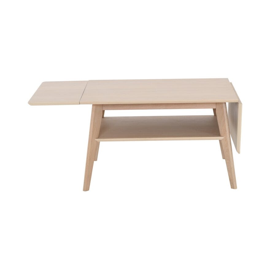 LADE Sofabord 60x80 cm i Beige/natur