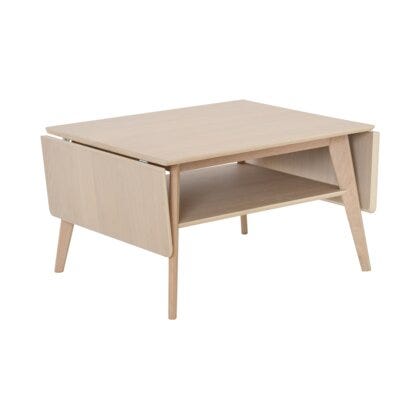 LADE Sofabord 60x80 cm i Beige/natur