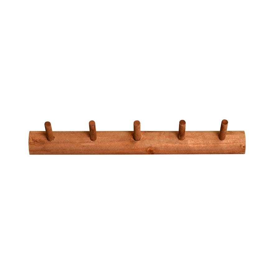 LUTT Knaggrekke 50x6 cm i Brun