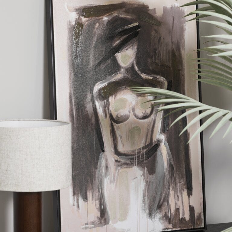 Maren Baxter MADAME Kunsttrykk 60x90 cm i Brun designet av Maren Baxter