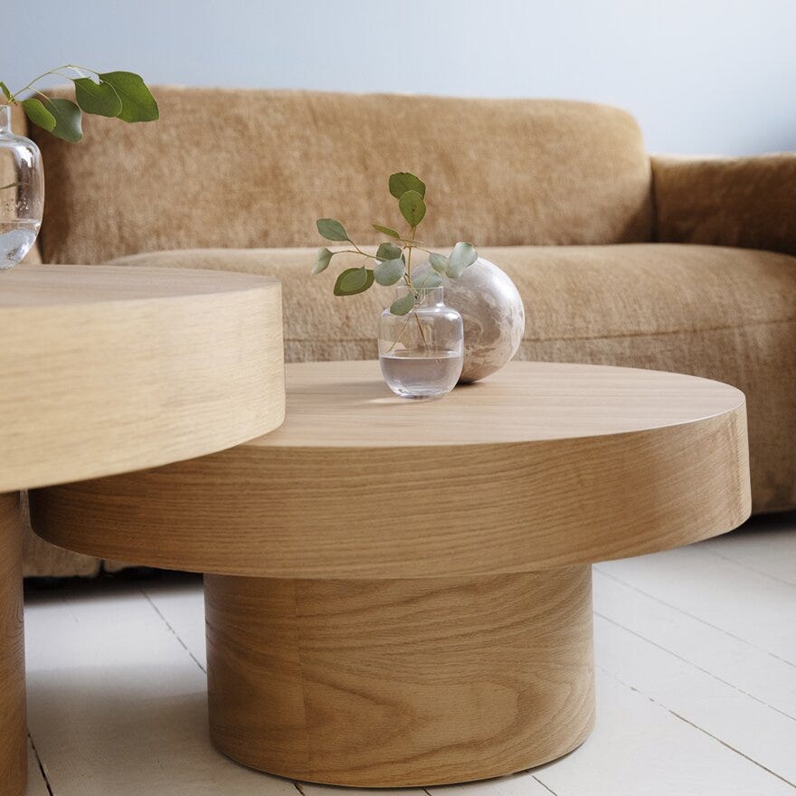 Bohus Exclusive by Tone Kroken MAGIC Rundt sofabord Ø70 cm i Beige/natur designet av Tone Kroken