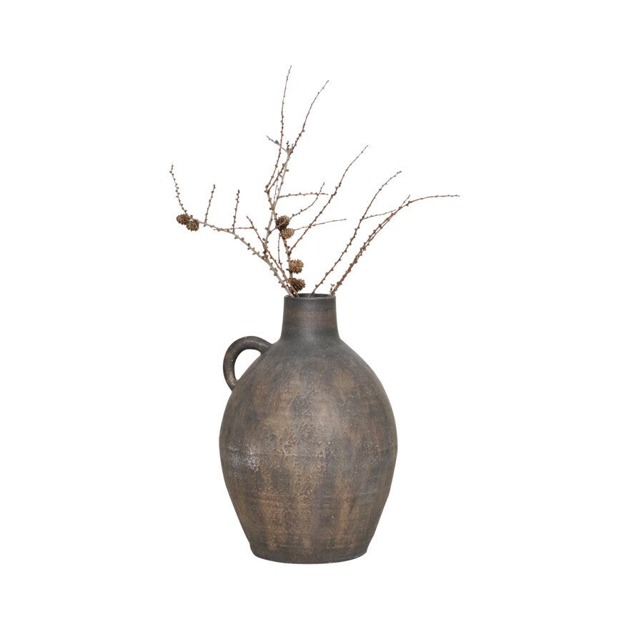 MARBELLA Krukke Ø38 cm i Brun