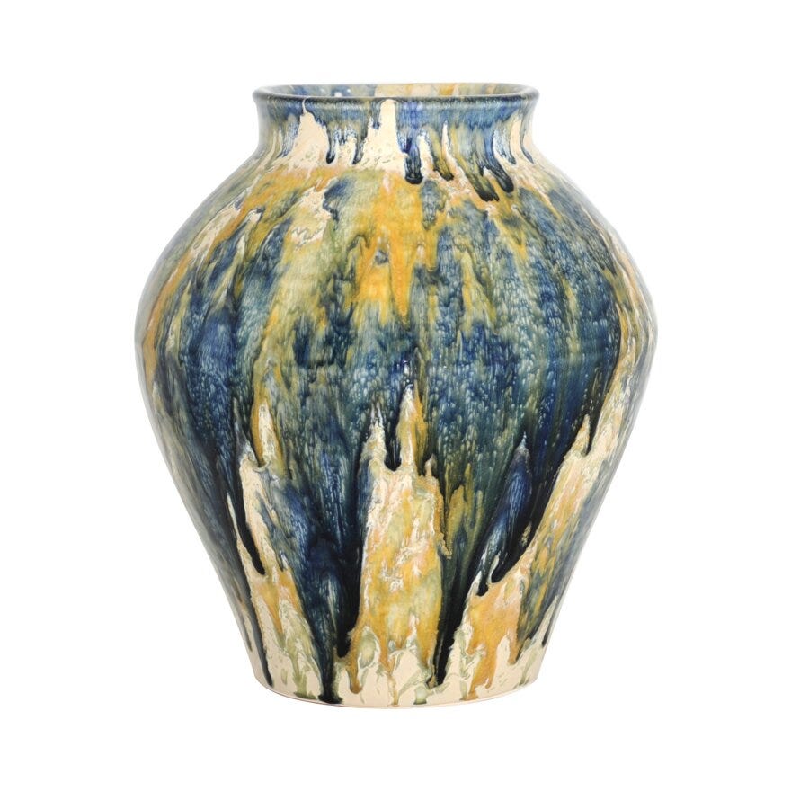 MARRAKESH Dekorvase H34.5 cm i Grønn