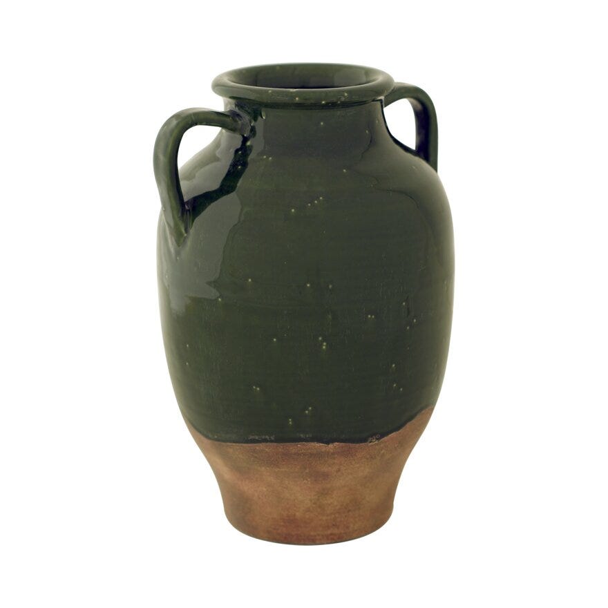 MARRAKESH Keramikkrukke H34 cm i Grønn