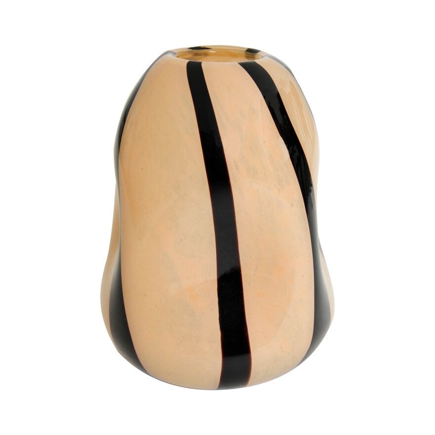METINA Vase H29.2 cm i Beige/natur