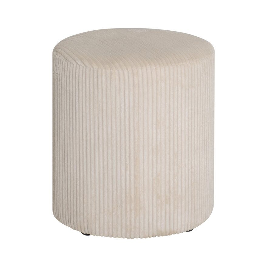 MIO Puff Ø40 cm i Beige/natur
