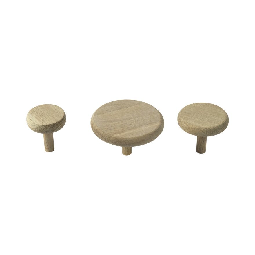 MONDO Knagg Ø13 cm i Beige/natur
