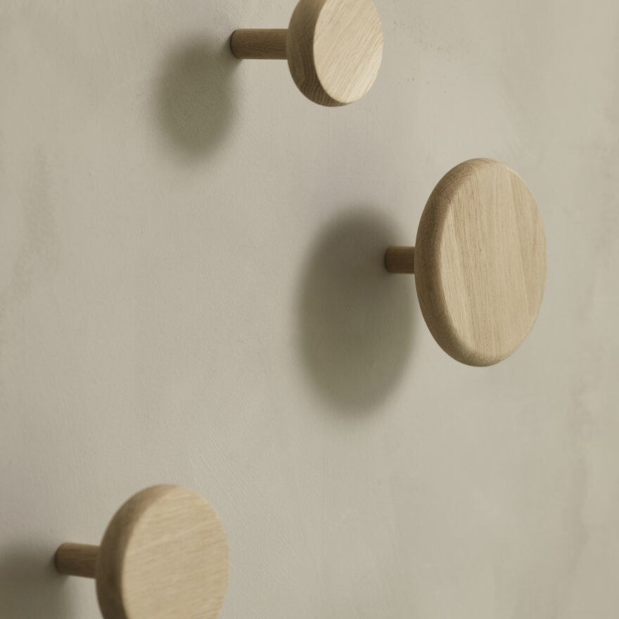 MONDO Knagg Ø13 cm i Beige/natur