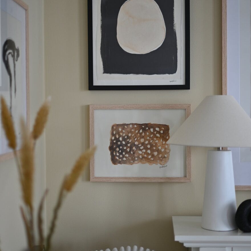Maren Baxter FOAM Kunsttrykk 40x30 cm i Beige/natur