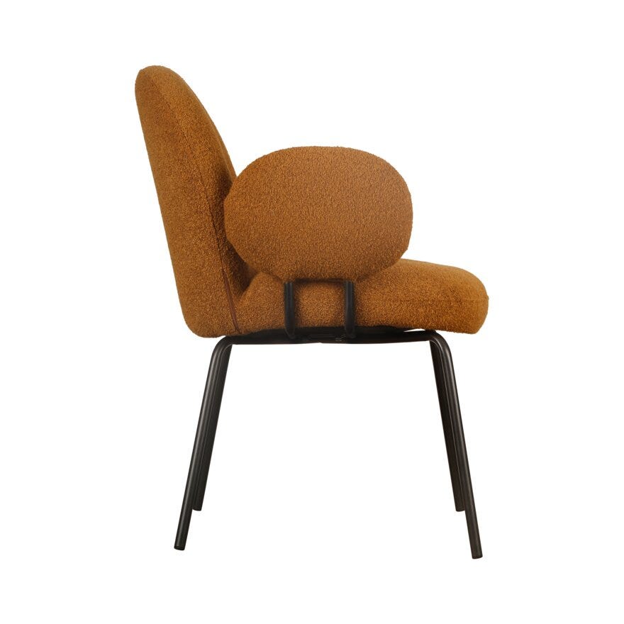 OSAKA Spisestol med armlene i Gul