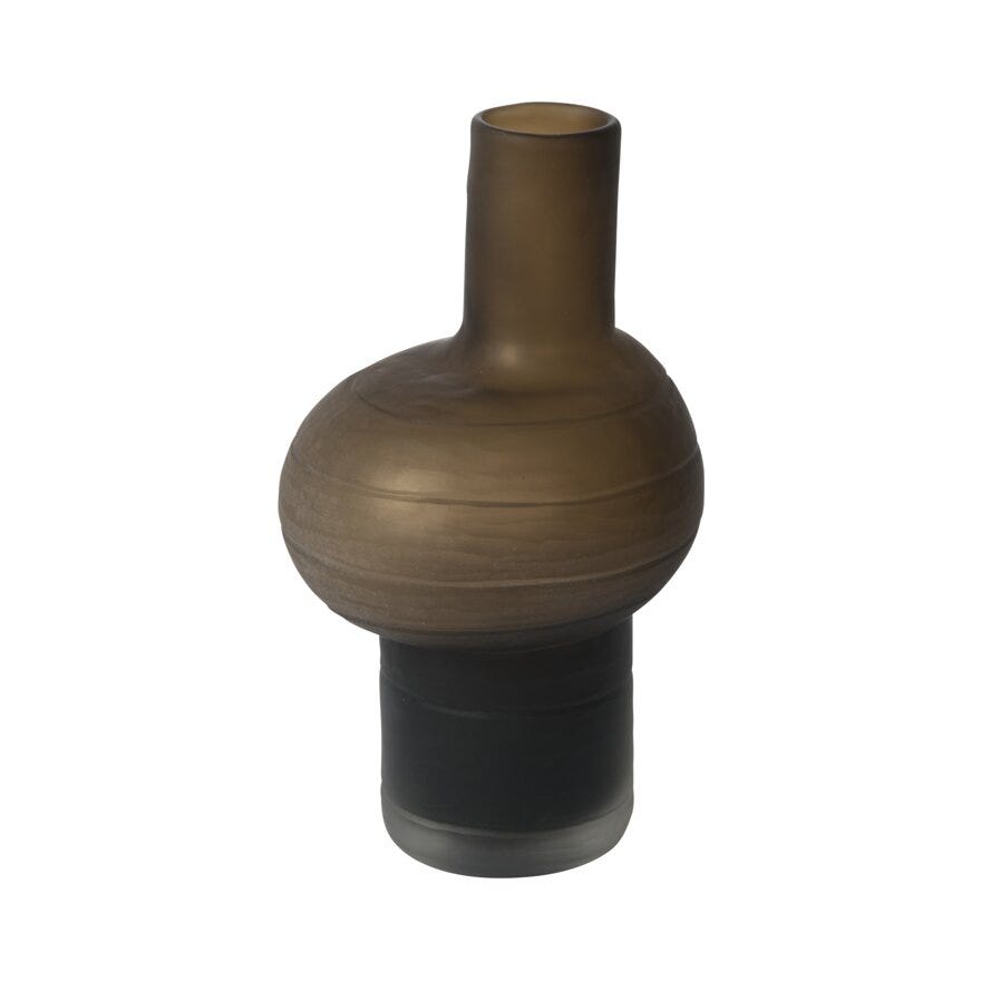 PISA Vase Liten H22.6 cm i Brun