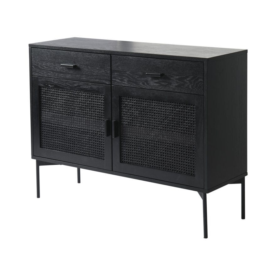 RAFFELS Skjenk B:120 cm i Svart