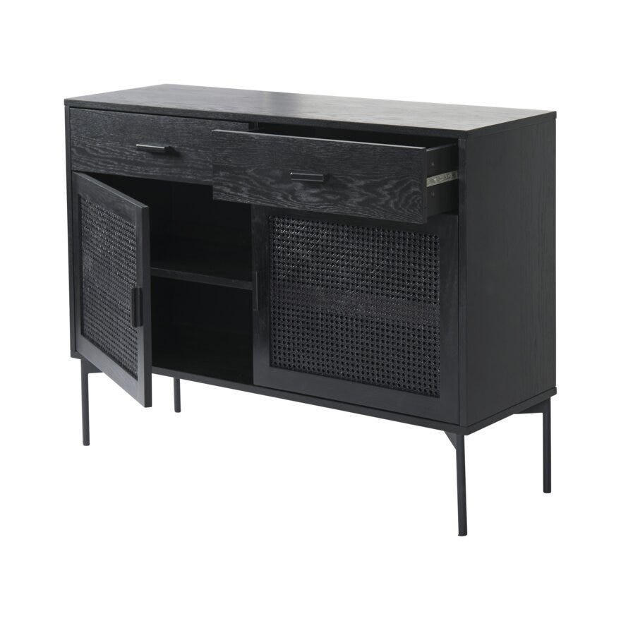 RAFFELS Skjenk B:120 cm i Svart
