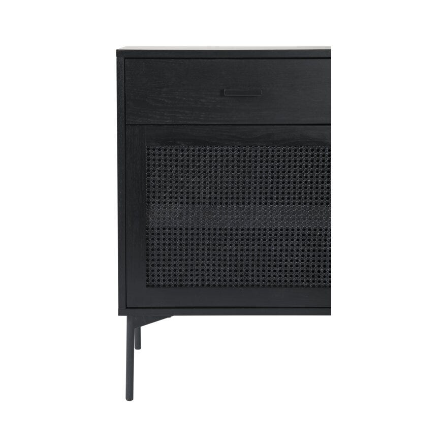 RAFFELS Skjenk B:120 cm i Svart