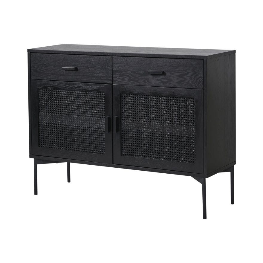 RAFFELS Skjenk B:120 cm i Svart
