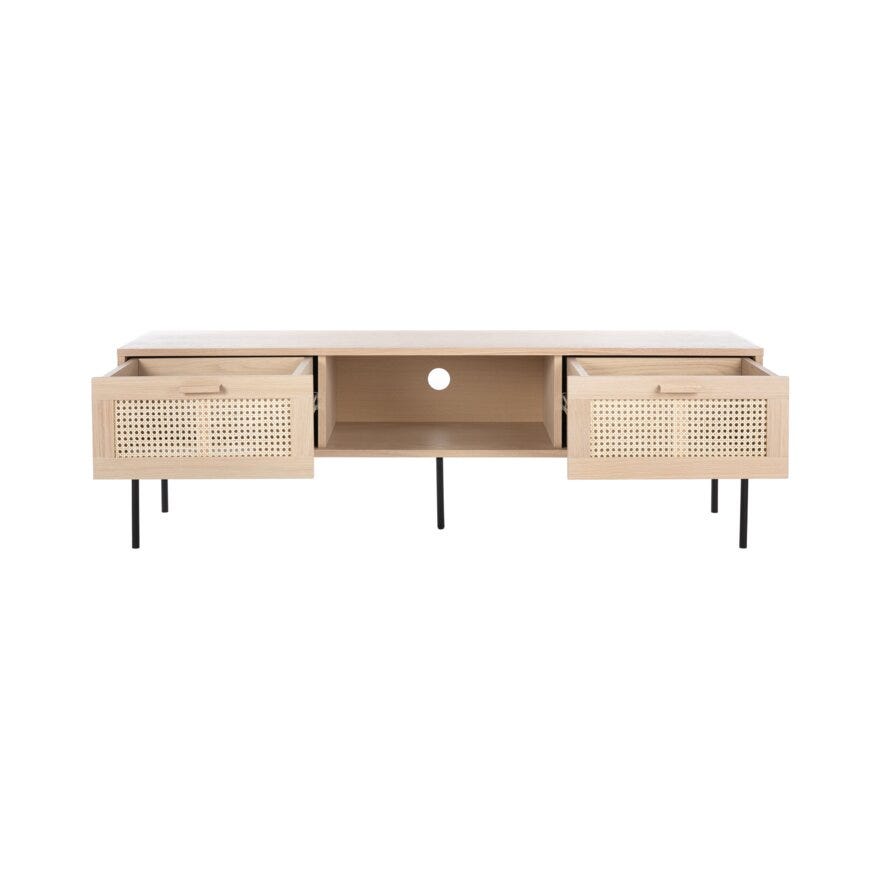 RAFFELS TV-benk B:160 cm i Beige/natur