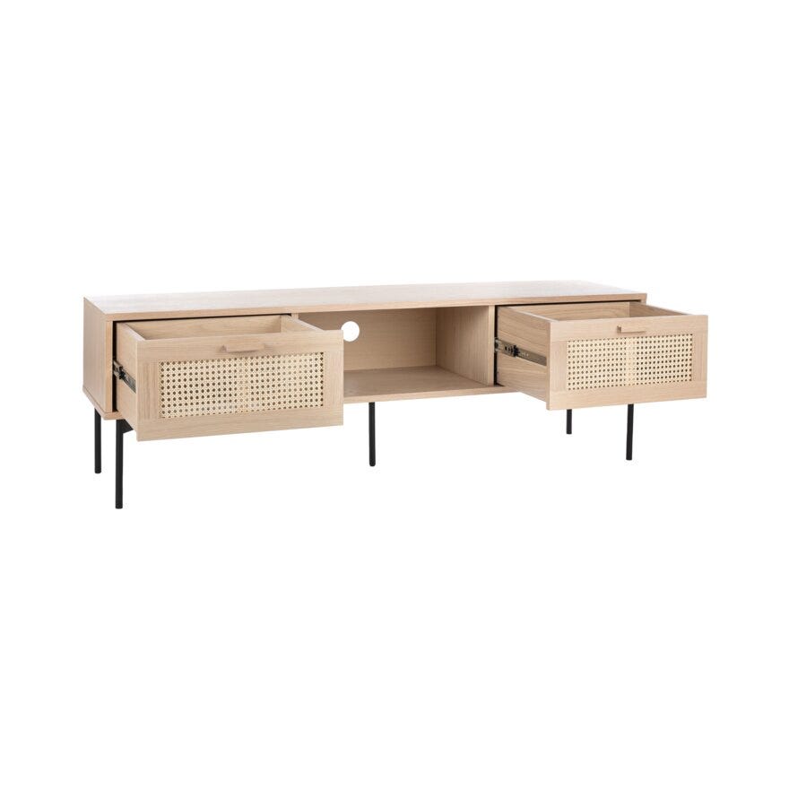 RAFFELS TV-benk B:160 cm i Beige/natur