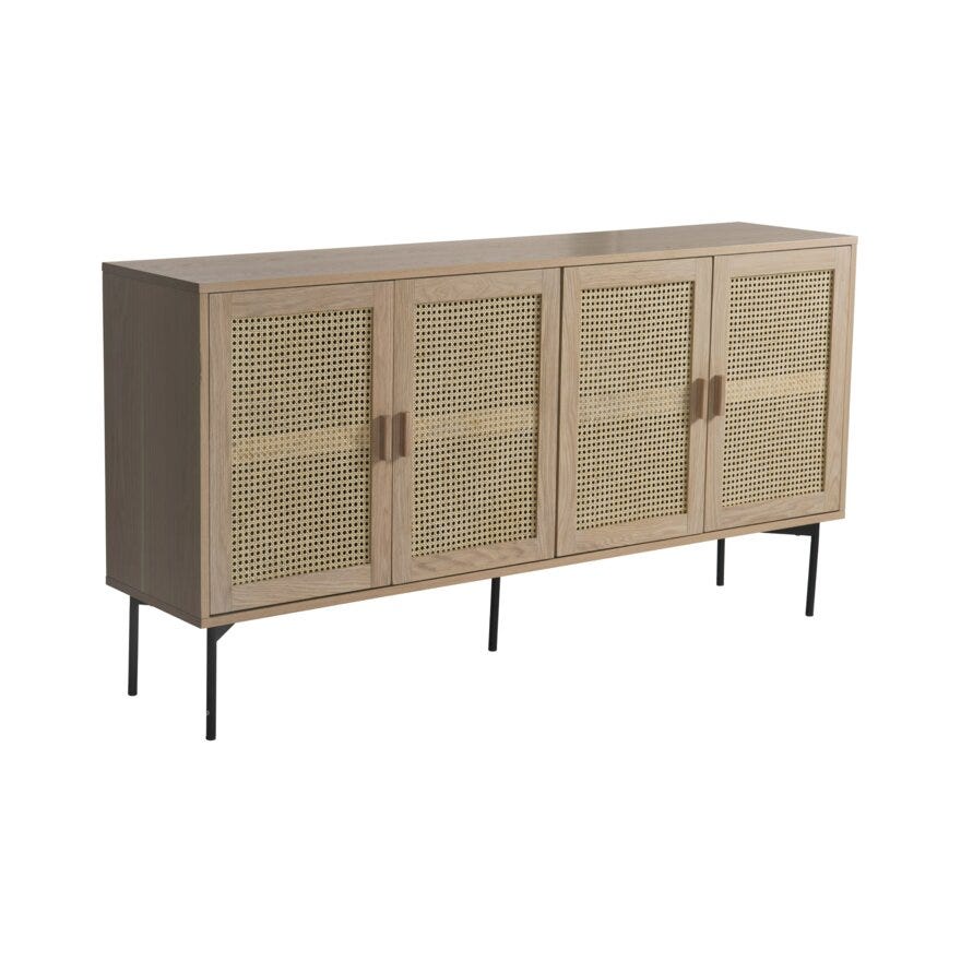 RAFFELS Skjenk B:175 cm i Beige/natur