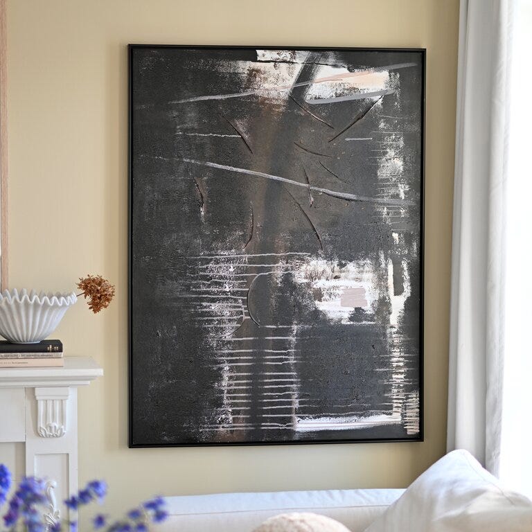 Maren Baxter RAIN Kunsttrykk 120x90 cm i Brun designet av Maren Baxter
