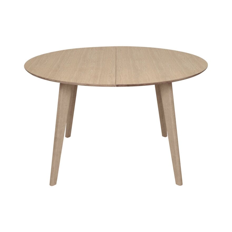 SAGENE Rundt spisebord Ø130 cm i Beige/natur