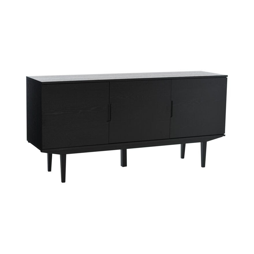 SAGENE Skjenk 155x41 cm i Svart
