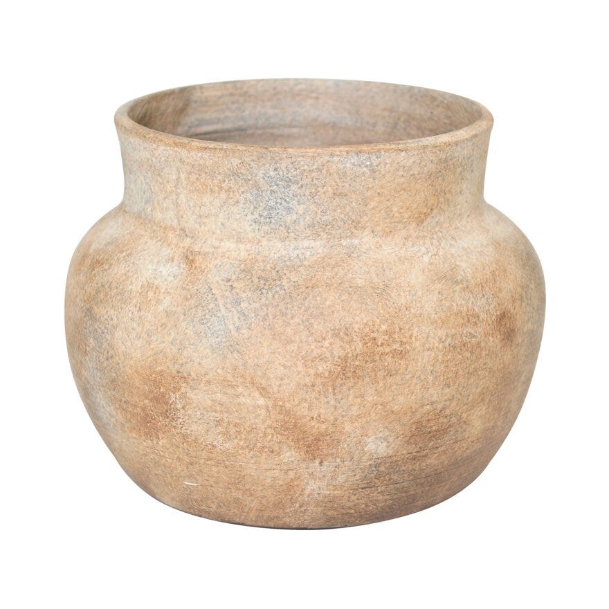 SEVILLA Krukke Ø30 cm i Beige/natur