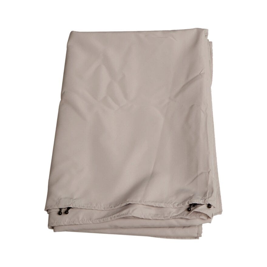 SOLADO Sidevegg 300x300 cm i Beige/natur