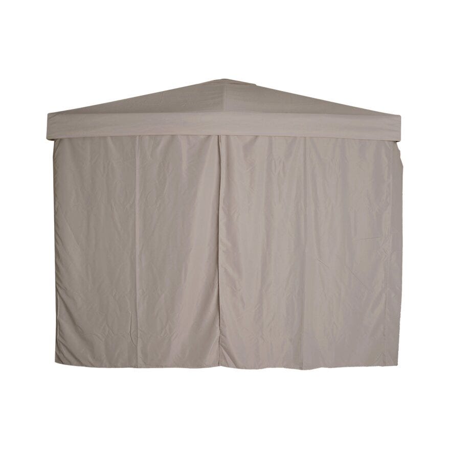 SOLADO Sidevegg 300x300 cm i Beige/natur
