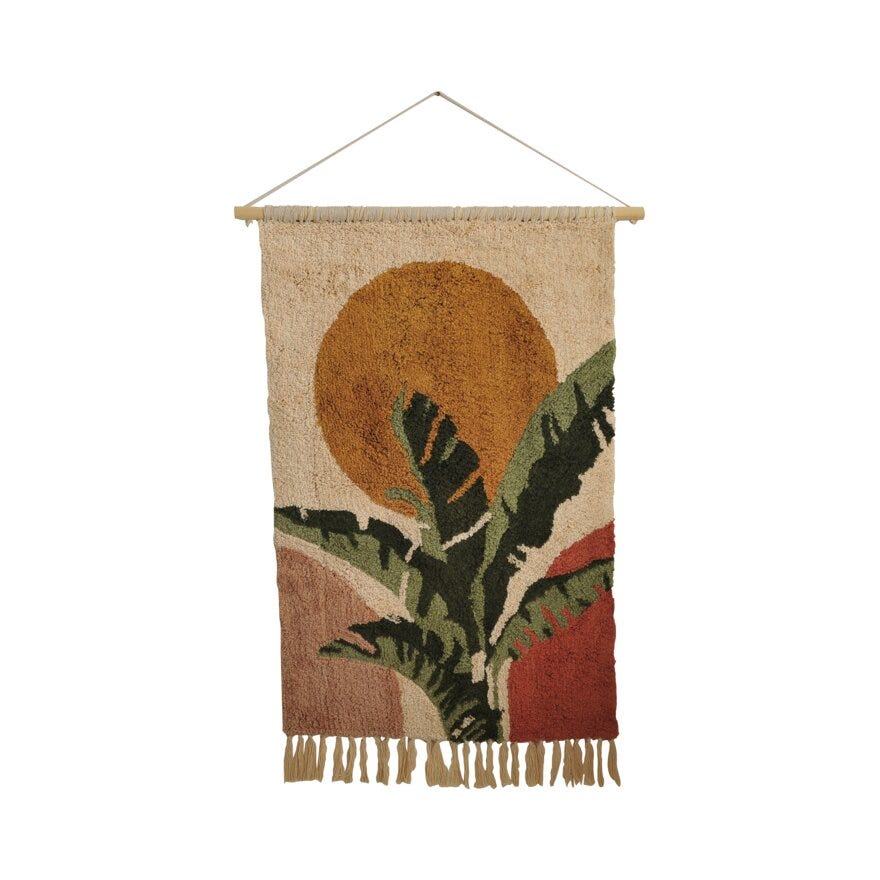 SUNSET Veggdekor 65x100 cm i Beige/natur