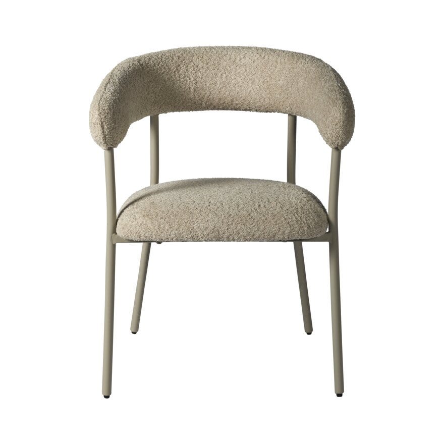 TØYEN Spisestol i Beige/natur
