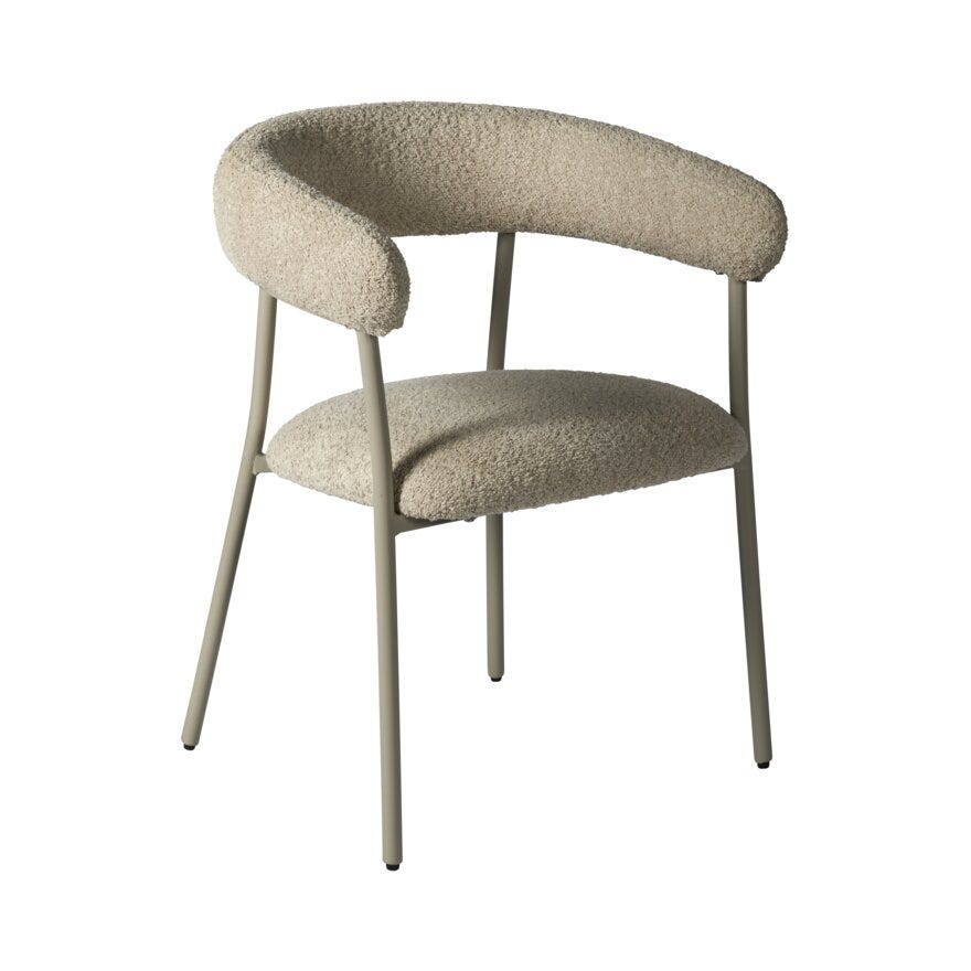 TØYEN Spisestol i Beige/natur
