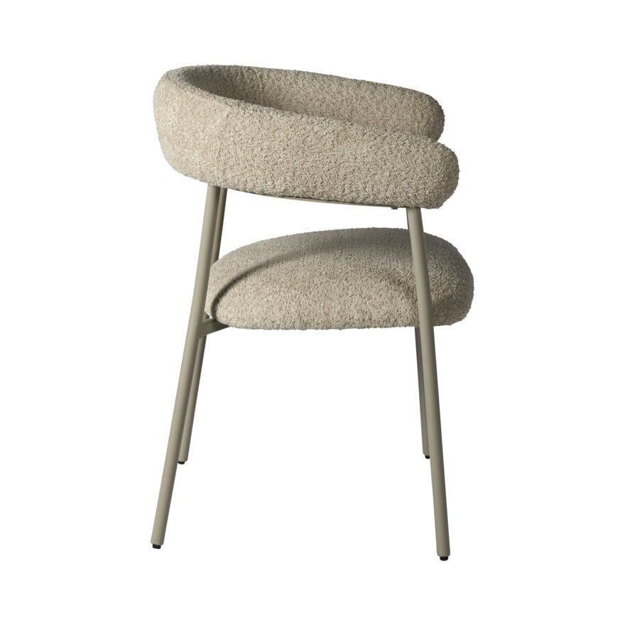 TØYEN Spisestol i Beige/natur