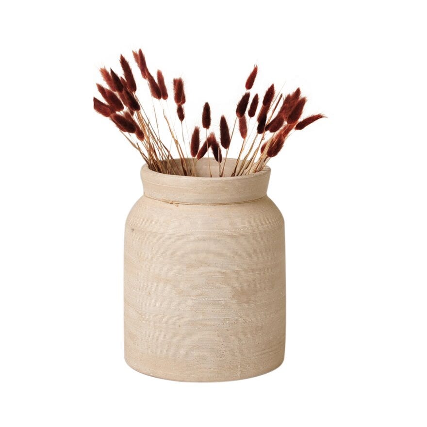 THERA Vase Ø23 cm i Hvit