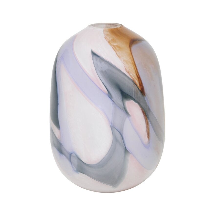 VIOLETTE Vase H24 cm i Brun