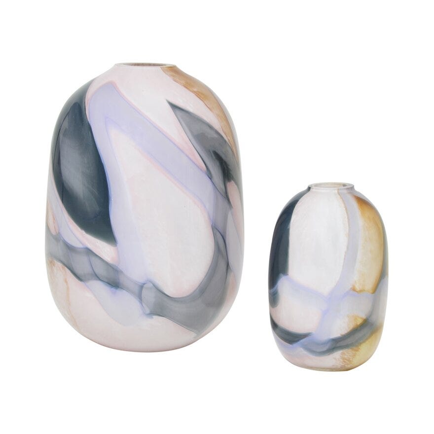 VIOLETTE Vase H24 cm i Brun